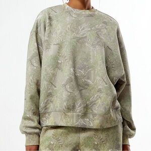 PacSun Tree Camo Crewneck Sweatshirt Size Medium